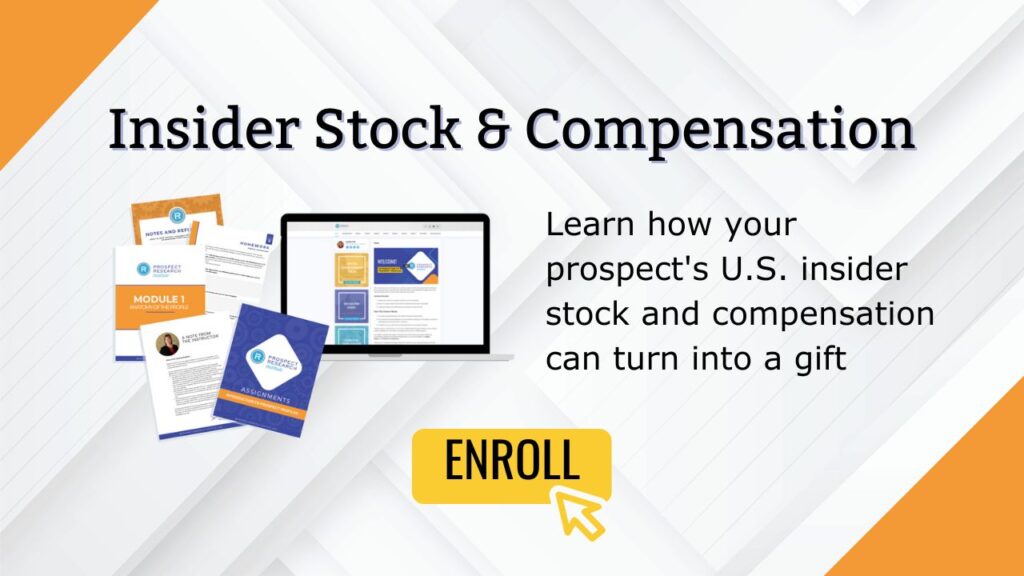 Insider Stock & Compensation